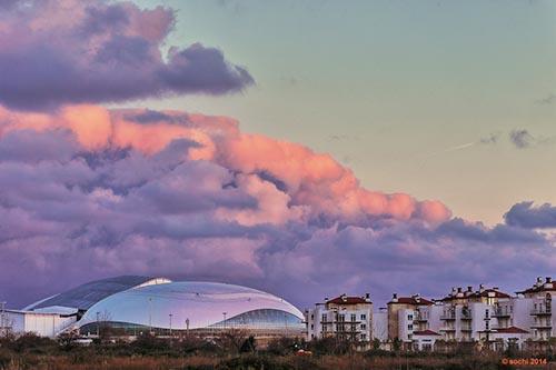 Após os Jogos, a Bolshoy Ice Dome servirá como uma ultra-moderna e de primeira classe instalação para múltiplas competições esportivas / Foto: Divulgação Sochi 2014